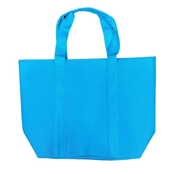 Chenille Letter BEACH Tote - 14” x 14” x 6” - Picture 3 of 3